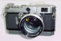 Canon Model VT Rangefinder 35mm Film Camera with Canon 50mm F/1.2 Lens