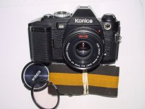 Konia FS-1 35mm Film SLR Manual Camera + HEXANON 40mm F/1.8 AR Lens