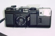 CHINON Bellami 35mm Film Camera 35/2.8 Lens with Auto S-120 Flash Kit