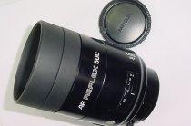 MINOLTA 500mm F/8 REFLEX AF telephoto MIRROR Lens For Sony A Mount - Excellent