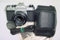 Pentax K1000 35mm Film SLR Manual Camera with Pentax-M 50mm F/1.4 SMC Lens
