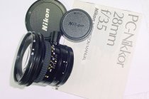 Nikon 28mm F/3.5 PC-NIKKOR Perspective Correction Manual Focus Wide Angle Lens