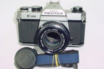 Pentax K1000 35mm Film SLR Manual Camera with Pentax-M 50mm F/1.7 SMC Lens