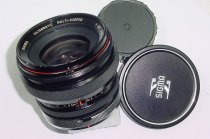 Sigma 24mm F/2.8 Filtermatic Multi-Coated M Focus Wide Angle Lens For Canon FD