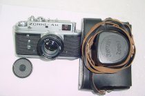 ZORKI - 4K 35mm Film Rangefinder Manual Camera + Jupiter-8 50mm F/2 M39 Mount Lens