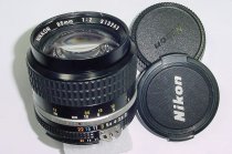 Nikon 85mm F/2 AIs NIKKOR Manual Focus Portrait Lens