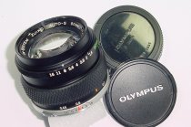 Olympus 50mm F/1.4 G.ZUIKO AUTO-S Standard Manual Focus OM-System Lens