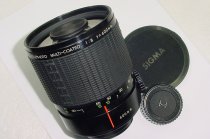 SIGMA 600mm F/8 Mirror Telephoto Multi Coated Manual Focus M42 Mount Lens