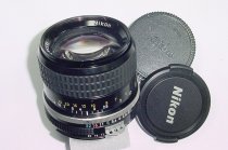 Nikon 85mm F/2 AI NIKKOR Manual Focus Portrait Lens