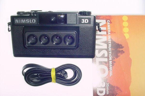 NIMSLO 3D Stereo 35mm Film Camera with QUADRA 30mm Twin Lens