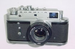 ZORKI-4 35mm Film Rangefinder Manual Camera with Jupiter-8 50mm F/2 M39 Mount Lens