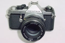 Pentax ME Super 35mm Film Manual SLR Camera + Pentax-M 50mm F/1.4 ASAHI SMC Lens