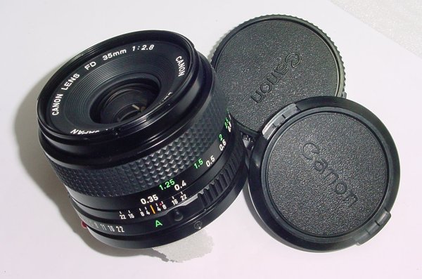 Canon 35mm F/2.8 FD Wide Angle Manual Focus Lens