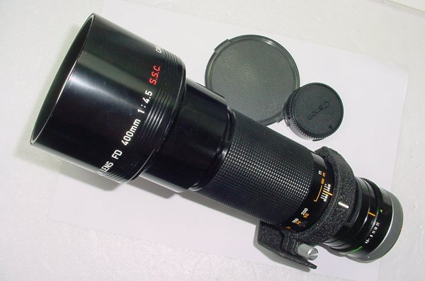 Canon 400mm f/4.5 FD S.S.C. Telephoto Manual Focus Lens