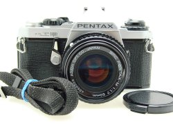 Pentax ME Super 35mm Film Manual SLR Camera with Pentax-M 50mm f/1.7 smc Lens