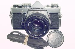 Olympus OM-1 35mm Film SLR Manual Camera with Olympus 50mm f/1.8 Zuiko Lens