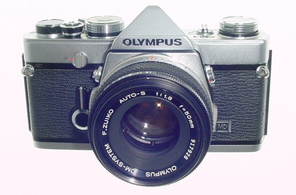 Olympus OM-1 35mm Film SLR Manual Camera with Olympus 50mm f/1.8 Zuiko Lens