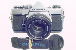 Olympus OM-1 35mm Film SLR Manual Camera with Olympus 50mm f/1.8 Zuiko Lens