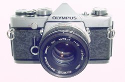 Olympus OM-1 35mm Film SLR Manual Camera with Olympus 50mm f/1.8 Zuiko Lens