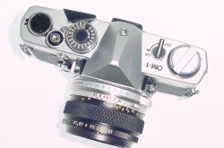 Olympus OM-1 35mm Film SLR Manual Camera with Olympus 50mm f/1.8 Zuiko Lens