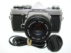 Olympus OM-1 35mm Film SLR Manual Camera with Olympus 50mm f/1.8 Zuiko Lens