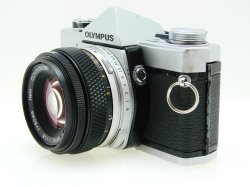 Olympus OM-1 35mm Film SLR Manual Camera with Olympus 50mm f/1.8 Zuiko Lens