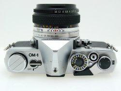 Olympus OM-1 35mm Film SLR Manual Camera with Olympus 50mm f/1.8 Zuiko Lens