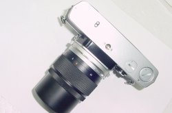 Olympus OM-1 35mm Film SLR Manual Camera with Olympus 135mm f/3.5 Zuiko Lens