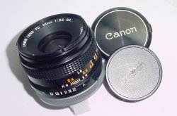 Canon 35mm F/3.5 FD S.C. Wide Angle Manual Focus Lens - Excellent