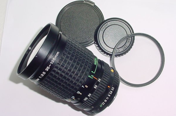 Pentax 35-105mm F/3.5 Pentax-A SMC Macro Manual Focus Zoom Lens