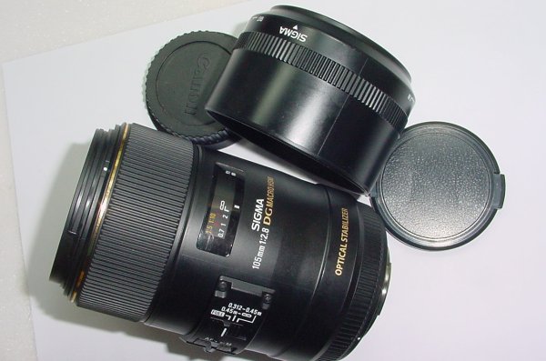 Sigma 105mm f/2.8 DG Macro HSM Optical Stabilizer EX AF Lens For Canon EF