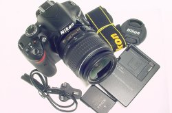 Nikon D3200 24.2MP Digital SLR Camera + 18-55mm F/3.5-5.6 GII DX AF-S Lens