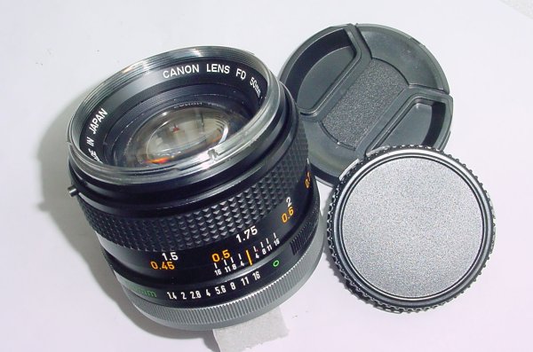 Canon 50mm F/1.4 FD Standard Manual Focus Lens FD Mount - Excellent