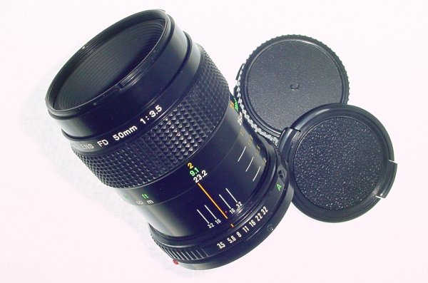 Canon 50mm F/3.5 FD Macro Manual Focus Lens