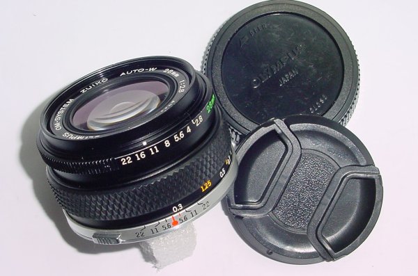 Olympus 28mm F/2.8 MC ZUIKO AUTO-W MANUAL FOCUS WIDE ANGLE Lens
