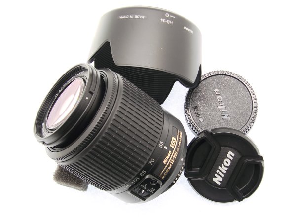 Nikon 55-200mm F/4-5.6G ED AF-S DX Auto Focus Zoom Lens