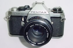 Pentax ME Super 35mm Film Manual SLR Camera with Pentax-M 50mm f/2 smc Lens