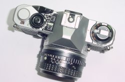 Pentax ME Super 35mm Film Manual SLR Camera with Pentax-M 50mm f/2 smc Lens