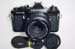 Pentax ME Super 35mm Film Manual SLR Camera with Pentax-M 50mm f/2 smc Lens