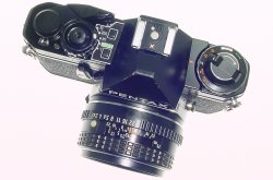 Pentax ME Super 35mm Film Manual SLR Camera with Pentax-M 50mm f/2 smc Lens