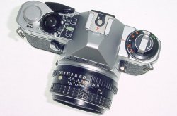 Pentax ME Super 35mm Film Manual SLR Camera with Pentax-M 50mm f/2 smc Lens