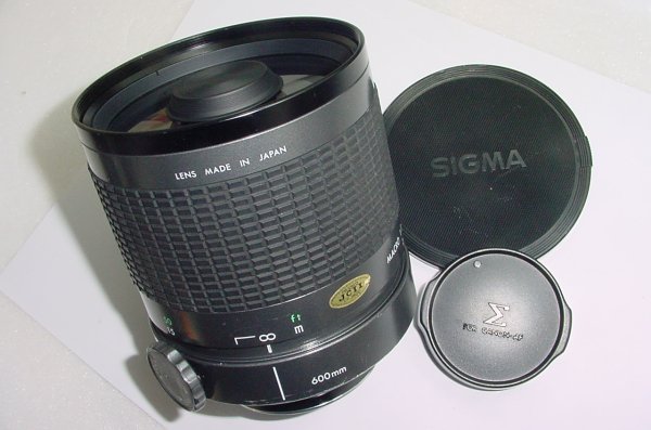 SIGMA 600mm F/8 MIRROR TELEPHOTO Multi Coated Manual Focus Lens For Canon EF