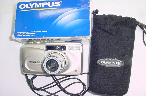Olympus Superzoom 105 G 35mm Film Point & Shoot Camera 38-105mm Zoom Lens