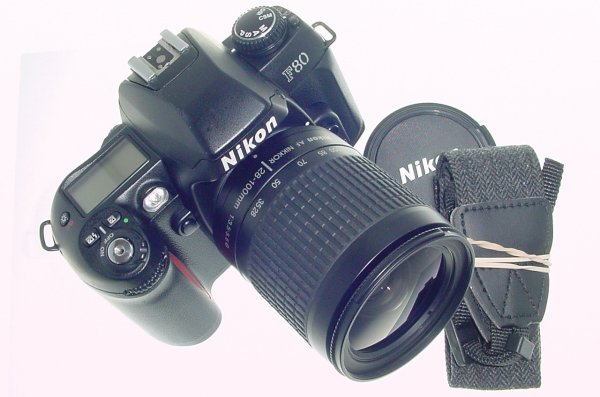 Nikon F80 35mm Film SLR Camera + Nikon 28-100mm F/3.5-5.6 G AF Zoom Lens