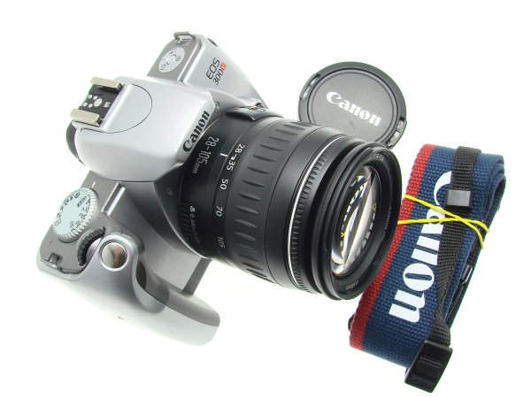 Canon EOS 300V 35mm Film SLR Camera + Canon EF 28-105mm F/4-5.6 EF Zoom Lens