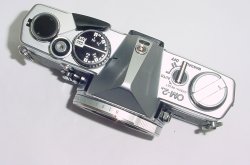 Olympus OM-2N MD 35mm Film SLR Manual Camera + Olympus 50/1.8 Zuiko Lens - Black