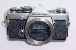 Olympus OM-2N MD 35mm Film SLR Manual Camera + Olympus 50/1.8 Zuiko Lens - Black