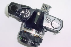 Olympus OM-2N MD 35mm Film SLR Manual Camera + Olympus 50/1.8 Zuiko Lens - Black