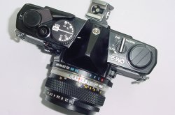 Olympus OM-2N MD 35mm Film SLR Manual Camera + Olympus 50/1.8 Zuiko Lens - Black