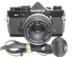 Olympus OM-2N MD 35mm Film SLR Manual Camera with 50mm f/1.8 Zuiko Lens